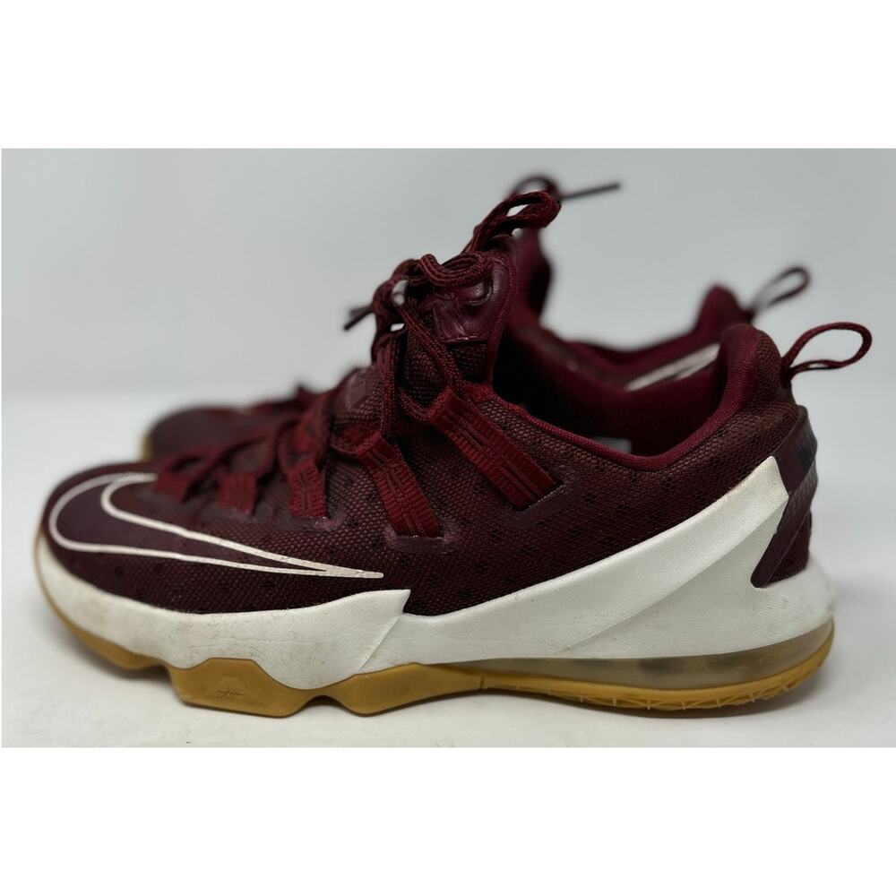 Nike Lebron‎ James Men's 13 Low Team Burgundy Red Sneakers Size 7.5